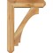 Ekena Millwork Imperial Craftsman Rough Sawn Bracket w/ Offset Brace, Western Red Cedar, 6"W x 22"D x 30"H BKT0604X22X30IMP04RWR - alternate 4